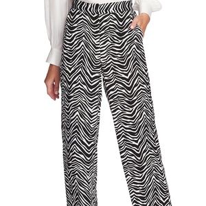 Vince Camuto Zebra Wide Leg Pants